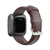 Maxbell Handmade Cowhide Leather Wrist Watch Band w/ Stainless Steel Buckle Brown - Aladdin Shoppers