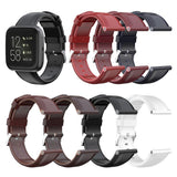 Maxbell Handmade Cowhide Leather Wrist Watch Band w/ Stainless Steel Buckle White - Aladdin Shoppers
