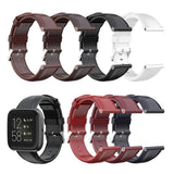 Maxbell Handmade Cowhide Leather Wrist Watch Band w/ Stainless Steel Buckle White - Aladdin Shoppers