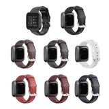 Maxbell Handmade Cowhide Leather Wrist Watch Band w/ Stainless Steel Buckle White - Aladdin Shoppers