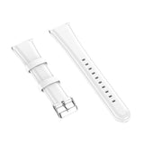 Maxbell Handmade Cowhide Leather Wrist Watch Band w/ Stainless Steel Buckle White - Aladdin Shoppers