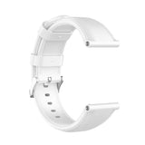 Maxbell Handmade Cowhide Leather Wrist Watch Band w/ Stainless Steel Buckle White - Aladdin Shoppers