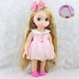 Maxbell Handmade Princess Outfit Lace Dress Skirt For 40cm 16-inch Salon Doll Pink - Aladdin Shoppers