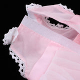 Maxbell Handmade Princess Outfit Lace Dress Skirt For 40cm 16-inch Salon Doll Pink - Aladdin Shoppers