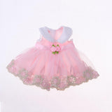 Maxbell Handmade Princess Outfit Lace Dress Skirt For 40cm 16-inch Salon Doll Pink - Aladdin Shoppers
