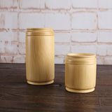 Maxbell Handmade Tea Box Bamboo Storage Box Tea Canister Lid Kitchen Storage Jars S - Aladdin Shoppers