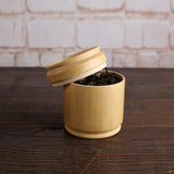Maxbell Handmade Tea Box Bamboo Storage Box Tea Canister Lid Kitchen Storage Jars S - Aladdin Shoppers
