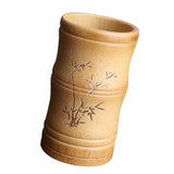 Maxbell Handmade Tea Ceremony Canister Bamboo Storage Box Bamboo Pattern - Aladdin Shoppers