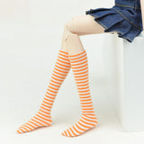 Maxbell Handmade Yellow Stripe Knee Stocking For 1/4 Night Lolita Dolls Accessories - Aladdin Shoppers