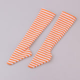 Maxbell Handmade Yellow Stripe Knee Stocking For 1/4 Night Lolita Dolls Accessories - Aladdin Shoppers