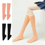 Maxbell Handmade Yellow Stripe Knee Stocking For 1/4 Night Lolita Dolls Accessories - Aladdin Shoppers