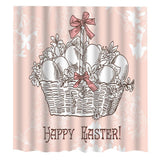 Maxbell Happy Easter Shower Curtain Custom Shower Curtain 180x180 cm C0354 - Aladdin Shoppers