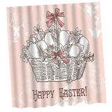 Maxbell Happy Easter Shower Curtain Custom Shower Curtain 180x180 cm C0354 - Aladdin Shoppers