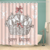 Maxbell Happy Easter Shower Curtain Custom Shower Curtain 180x180 cm C0354 - Aladdin Shoppers