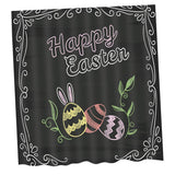 Maxbell Happy Easter Shower Curtain Custom Shower Curtain 180x180 cm C0355 - Aladdin Shoppers