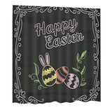 Maxbell Happy Easter Shower Curtain Custom Shower Curtain 180x180 cm C0355 - Aladdin Shoppers