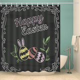 Maxbell Happy Easter Shower Curtain Custom Shower Curtain 180x180 cm C0355 - Aladdin Shoppers