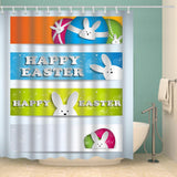 Maxbell Happy Easter Shower Curtain Custom Shower Curtain 180x180 cm C0361 - Aladdin Shoppers
