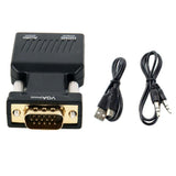 Maxbell HDMI to VGA Adapter Converter with Audio Support 1080P Signal Output - Aladdin Shoppers