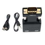 Maxbell HDMI to VGA Adapter Converter with Audio Support 1080P Signal Output - Aladdin Shoppers