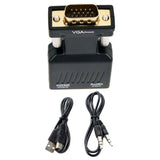 Maxbell HDMI to VGA Adapter Converter with Audio Support 1080P Signal Output - Aladdin Shoppers