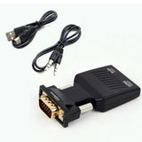 Maxbell HDMI to VGA Adapter Converter with Audio Support 1080P Signal Output - Aladdin Shoppers