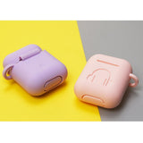 Maxbell Headphones Case Dustproof Silicone for Apple Airpods purple - Aladdin Shoppers
