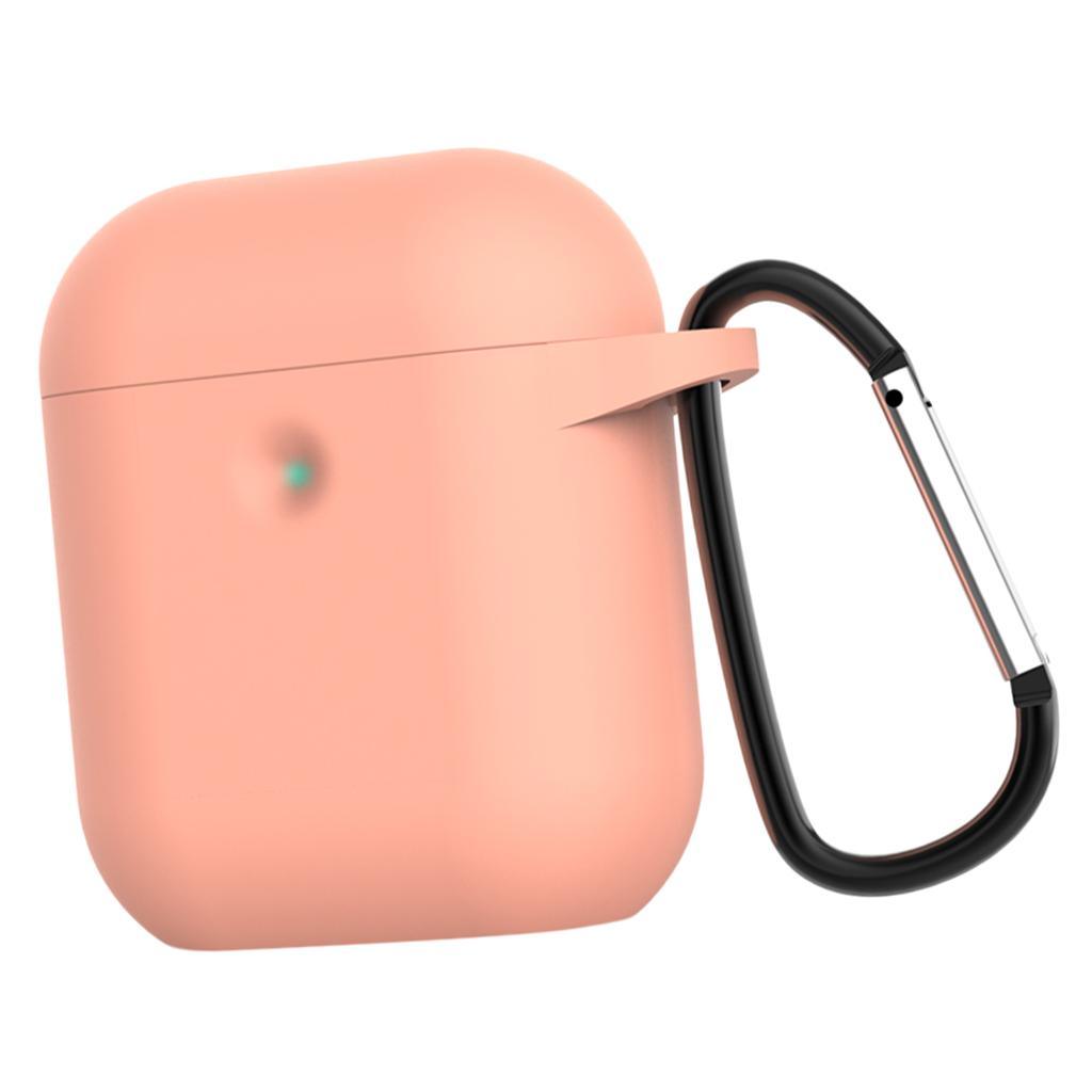Maxbell Headphones Case Dustproof Soft Silicone for Apple Airpod Coral orange - Aladdin Shoppers