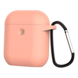 Maxbell Headphones Case Dustproof Soft Silicone for Apple Airpod Coral orange - Aladdin Shoppers
