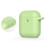 Maxbell Headphones Case Dustproof Soft Silicone for Apple Airpod Matcha green - Aladdin Shoppers