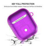 Maxbell Headphones Case Dustproof Soft Silicone for Apple airpods 1st earphone purple - Aladdin Shoppers