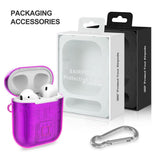 Maxbell Headphones Case Dustproof Soft Silicone for Apple airpods 1st earphone purple - Aladdin Shoppers