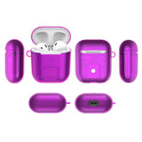 Maxbell Headphones Case Dustproof Soft Silicone for Apple airpods 1st earphone purple - Aladdin Shoppers