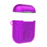 Maxbell Headphones Case Dustproof Soft Silicone for Apple airpods 1st earphone purple - Aladdin Shoppers