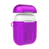 Maxbell Headphones Case Dustproof Soft Silicone for Apple airpods 1st earphone purple - Aladdin Shoppers