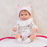 Maxbell Hearts Printed Romper Hat Socks Set for 16''-17'' Reborn Baby Girl Doll - Aladdin Shoppers