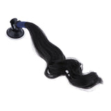 Maxbell Helmet Braids Ponytail Motorcycle Helmet Curly Wig Black - Aladdin Shoppers