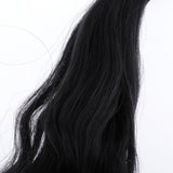 Maxbell Helmet Braids Ponytail Motorcycle Helmet Curly Wig Black - Aladdin Shoppers