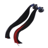 Maxbell Helmet Wig & Suction Cup Fit for Motorcycle Black+Red - Aladdin Shoppers