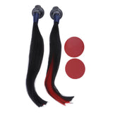 Maxbell Helmet Wig & Suction Cup Fit for Motorcycle Black+Red - Aladdin Shoppers