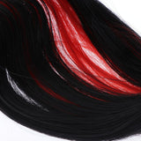 Maxbell Helmet Wig & Suction Cup Fit for Motorcycle Black+Red - Aladdin Shoppers