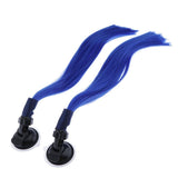 Maxbell Helmet Wig & Suction Cup Fit for Motorcycle Blue - Aladdin Shoppers