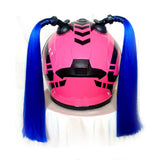 Maxbell Helmet Wig & Suction Cup Fit for Motorcycle Blue - Aladdin Shoppers
