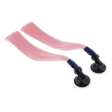 Maxbell Helmet Wig & Suction Cup Fit for Motorcycle Light Pink - Aladdin Shoppers