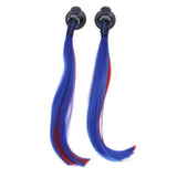 Maxbell Helmet Wig & Suction Cup Fit for Motorcycle Red+Blue - Aladdin Shoppers