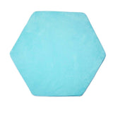 Maxbell Hexagonal Soft Comfortable Plush Tent Rug Mat Kids Playhouse Bedroom Floor Carpet Indoor Activity ACCS –Blue - Aladdin Shoppers