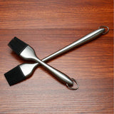 Maxbell High Grade BBQ Brushes Silicone Oil Basting Brush Stainless Steel Handle S - Aladdin Shoppers