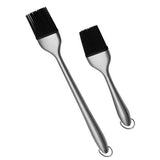 Maxbell High Grade BBQ Brushes Silicone Oil Basting Brush Stainless Steel Handle S - Aladdin Shoppers