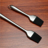 Maxbell High Grade BBQ Brushes Silicone Oil Basting Brush Stainless Steel Handle S - Aladdin Shoppers