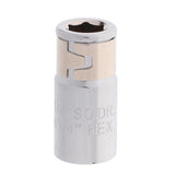 Maxbell High Quality 1/4'' Ratchet Socket Adaptor 1/4'' Shallow Socket 6 Point - Aladdin Shoppers